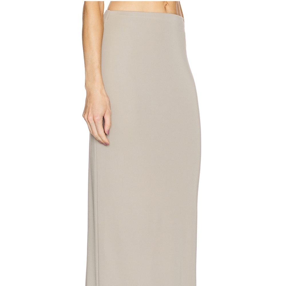 Helsa Jersey slim maxi skirt